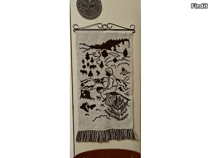 Myydään Täkänä Paimenpoika Keramik taulu Simmulson