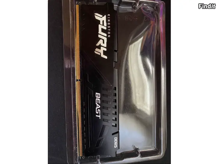 Myydään Kinston Fury Beast DDR5 6000mhz 8gb