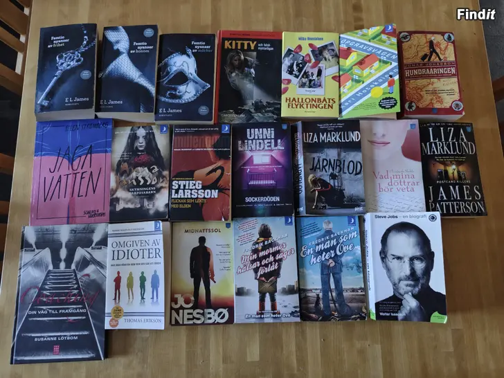 Säljes 20st pocket böcker
