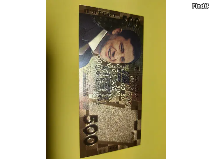 Myydään Wolodomyr Zelenskyy sedel förgylld