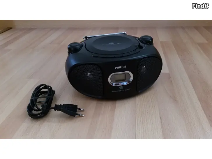 Myydään PHILIPS AZ105B/12 Radio ja CD-soitin musta 15e