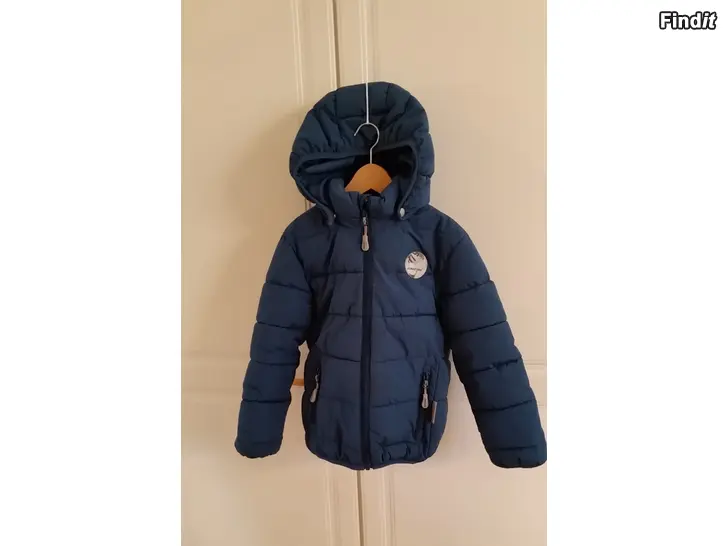 Myydään JONATHAN talvitakki 116 tummansininen -hinta 12e