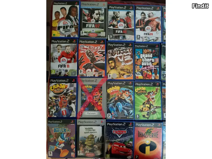 Myydään Ps2 pelejä kasa 46 kpl -70 hyvään klönttisummaan Playstation 2 pelejä