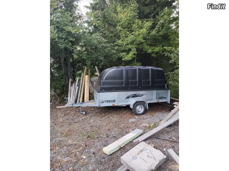 Myydään Iso Kuomukärry jj-trailer 3300PRO
