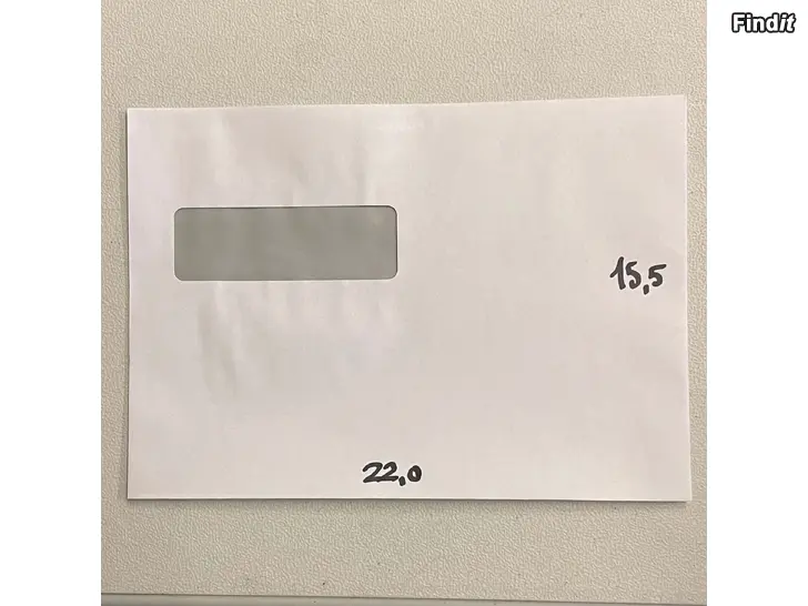 Myydään Ikkunalliset kirjekuoret