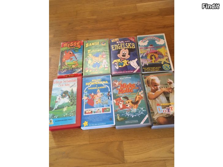 Myydään VHS filmer