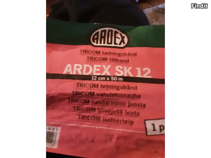 Myydään ARTEX SF12 VAHVISTUSNAUHA