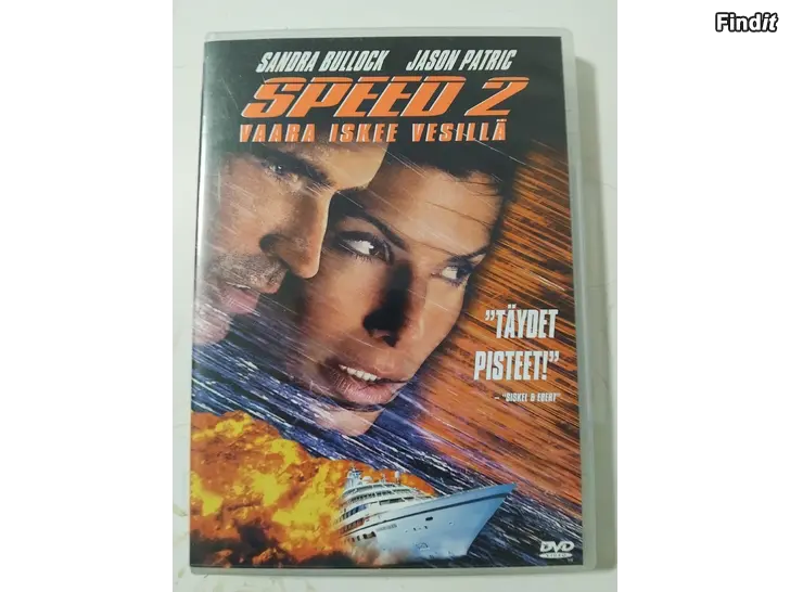 Myydään Speed 2 Vaara iskee vesillä DVD