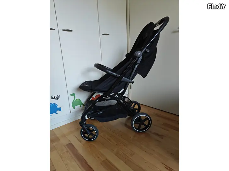 Säljes CYBEX Eezy S+ 2 -matkarattaat, Moon Black