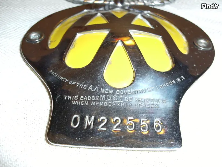 Säljes AUTOMOBILE ASSOCIATION