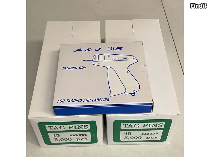 Myydään Tekstiilihinnoittelija ja kiinnikkeet