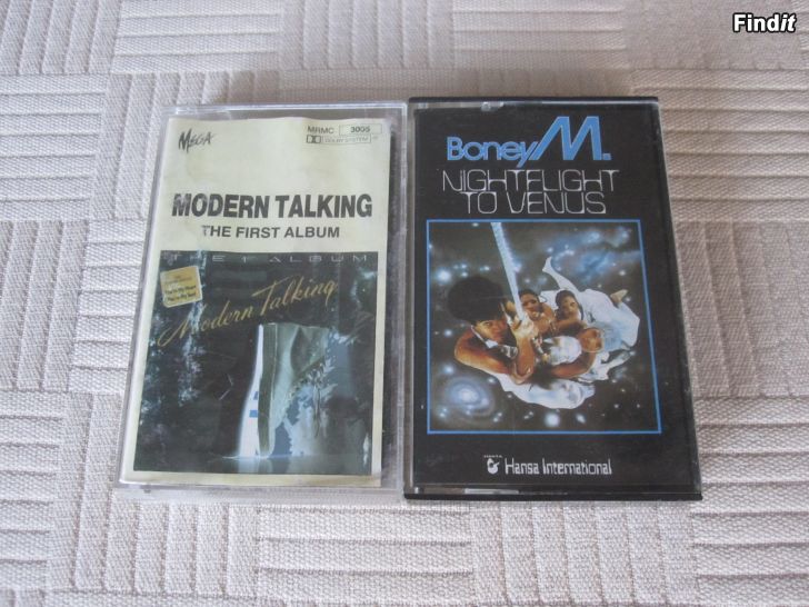 Säljes Modern talking och Boney M C-kasetter
