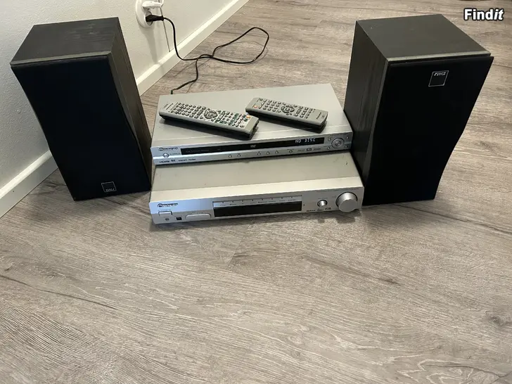 Säljes Högtalare, förstärkare och dvd-spelare