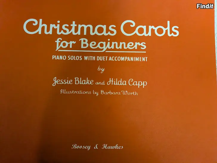 Säljes Noter till julsånger