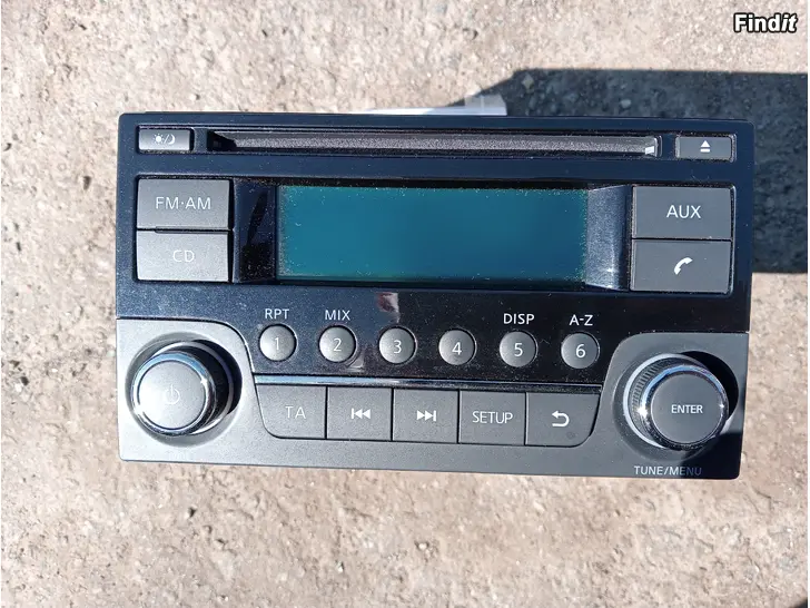 Myydään Nissan Juke 2013 radio/cd 28185BX80A koodi mukana