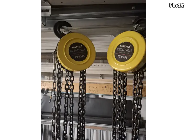 Myydään Ketjutaljat 2kpl 1000kg