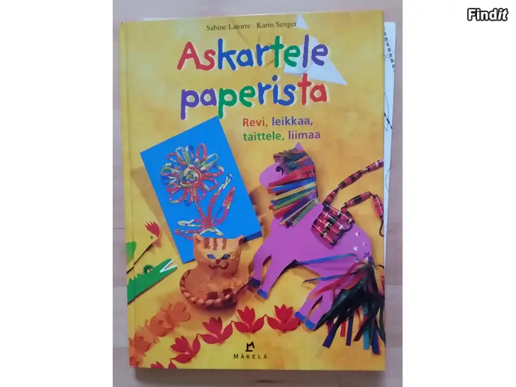 Myydään Askartele paperista MÄKELÄ kirja  hinta 5e