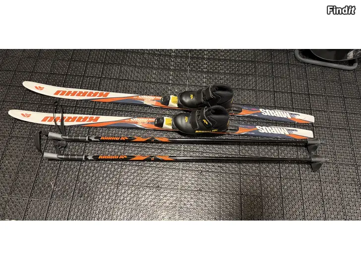 Myydään Skidor+pjäxor+stavar