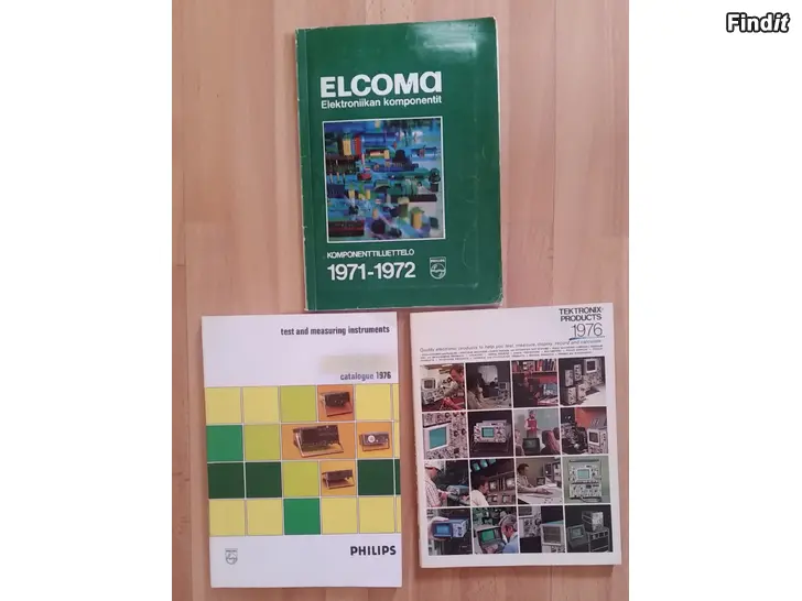 Myydään 3 vanhaa elektroniikkaluetteloa 1970-luku 3e