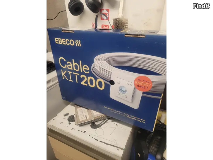 Myydään Lattialämmityssarja UUSI EBECO CABLE KIT 200
