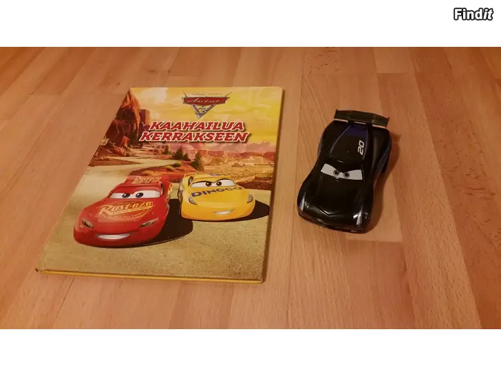 Myydään Disney Pixar Autot Kaahailua kerrakseen kirja ja auto 5e