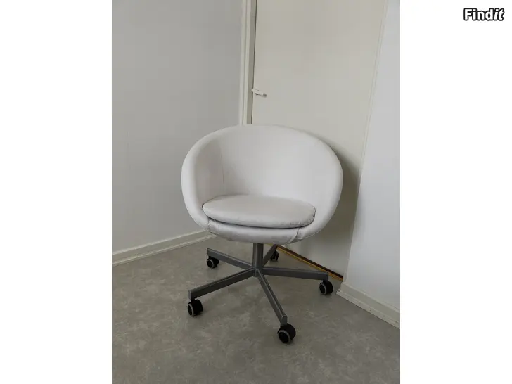 Myydään Ikea Skruvsta kontorsstol vit