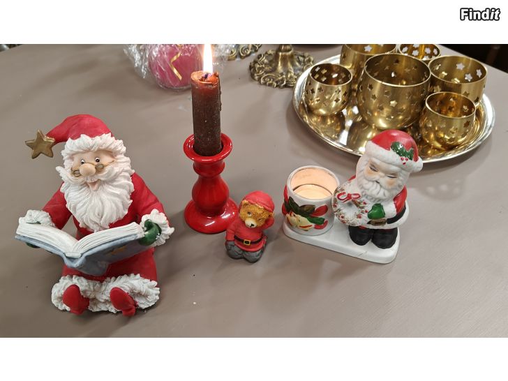 Myydään Kynttilänjalkoja ym joulun koristeita