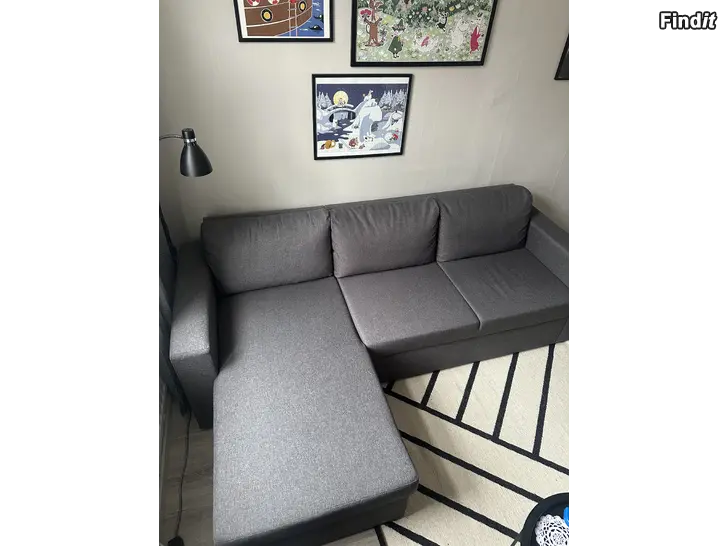 Säljes Grafitgrå Divansoffa säljes
