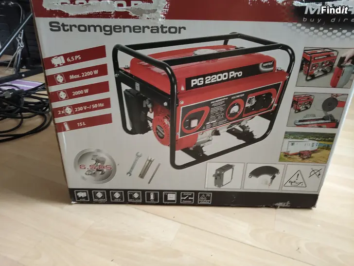 Säljes Sähköyksikkö/Elaggregat 2200 W