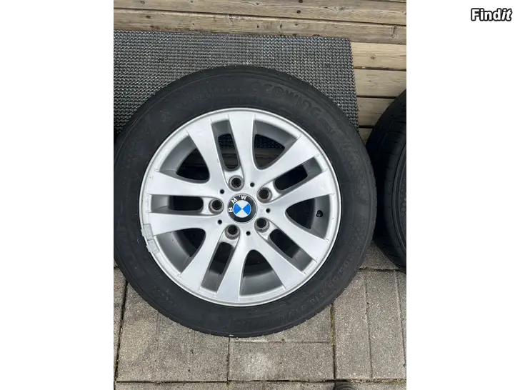 Myydään BMW aluvanteet renkailla 16 5x120 kr 72 Et 35