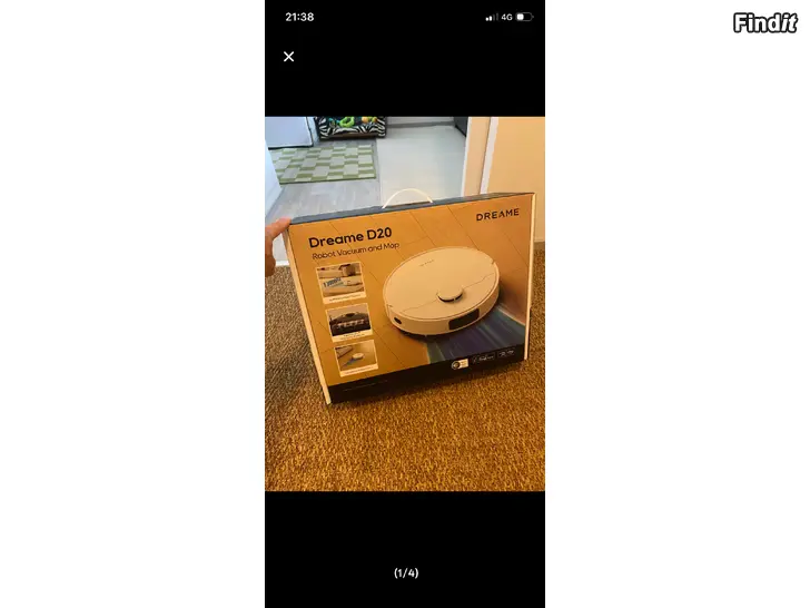 Myydään Dreame D20 Robotdammsugare