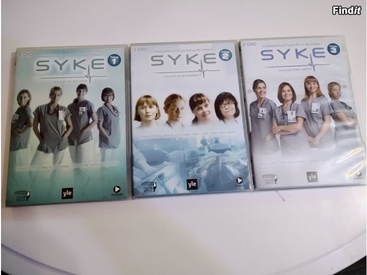 Säljes Syke dvd boksit kaudet 1. 2. Ja 3