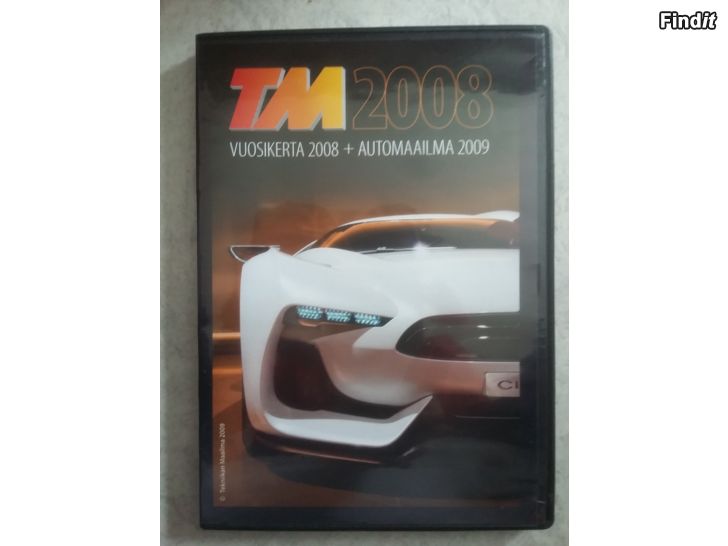 Myydään DVD - TM vuosikerta 2008 ja Automaailma 2009 DVD