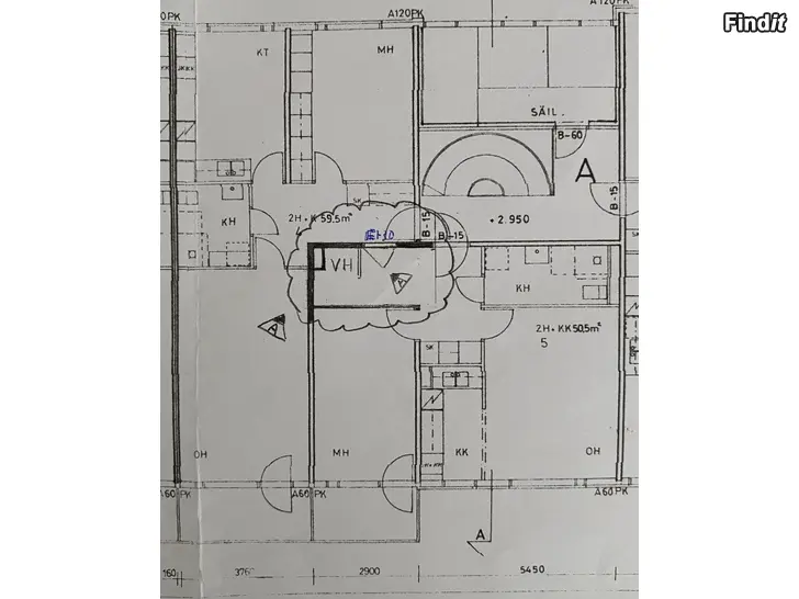 Säljes Rymlig bostad i Vörå  3 eller 4 sovrum
