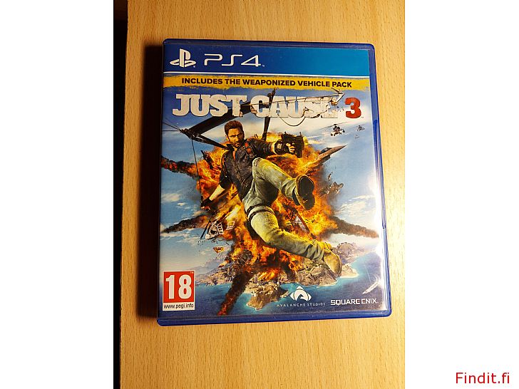 Myydään Just Cause 3   PS4/Playstation 4 peli