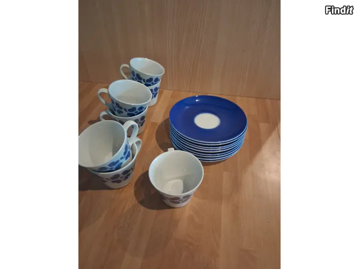 Myydään Arabia neliapila kaffekoppar
