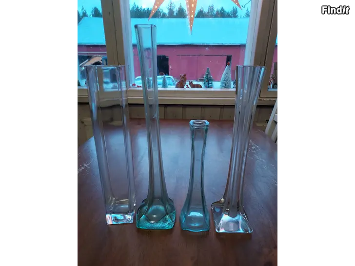 Säljes Fina glas vaser
