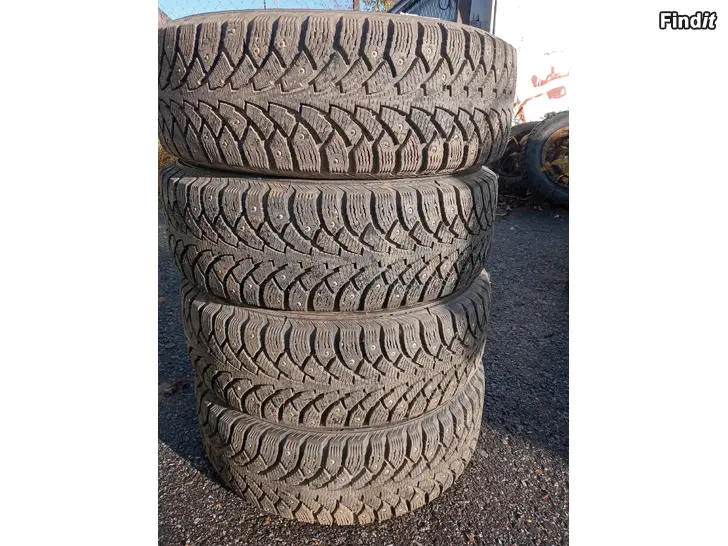 Myydään Nastarenkaat Nokian 185/65R14 vanteet 4-108 Ford