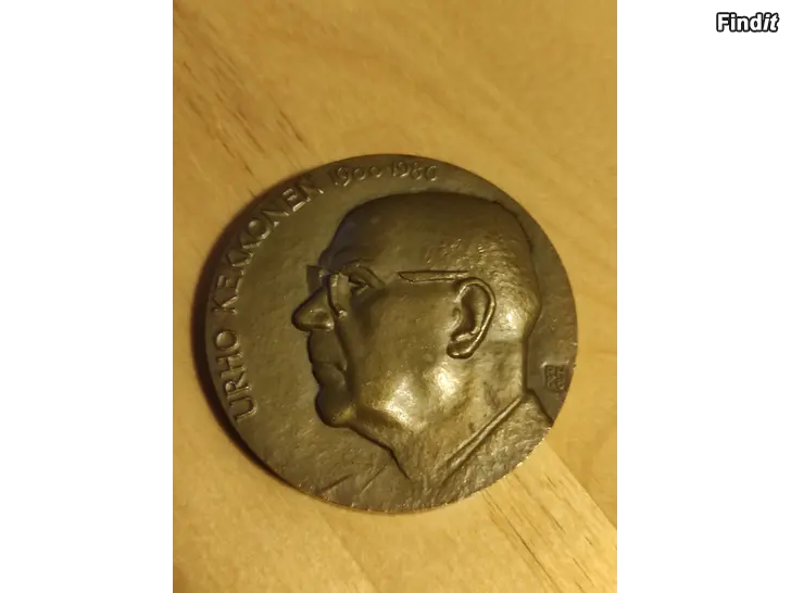 Myydään Muistomitali, Urho Kekkonen 1900-1986. Pronssi