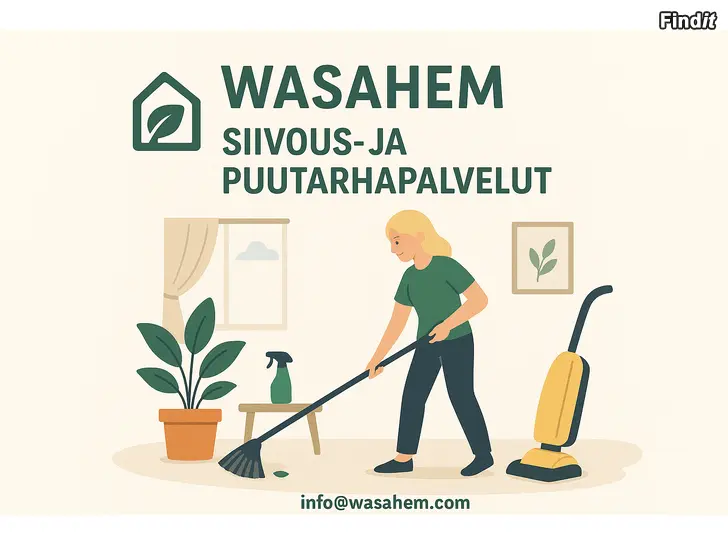 Säljes Städning och trädgårdstjänster
