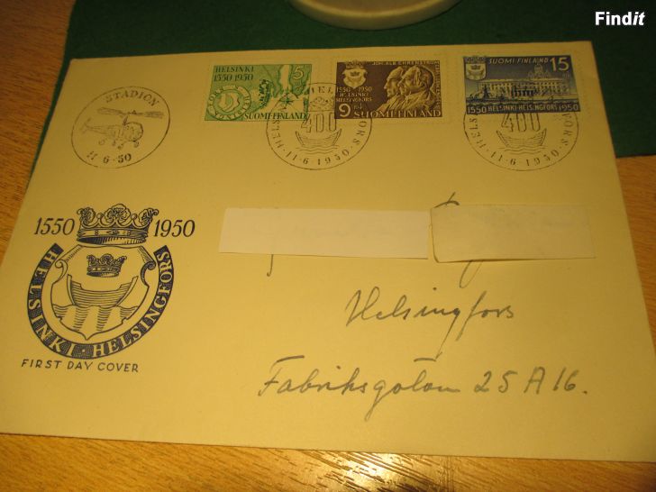 Myydään HELIKOPTERILEIMAT 1950
