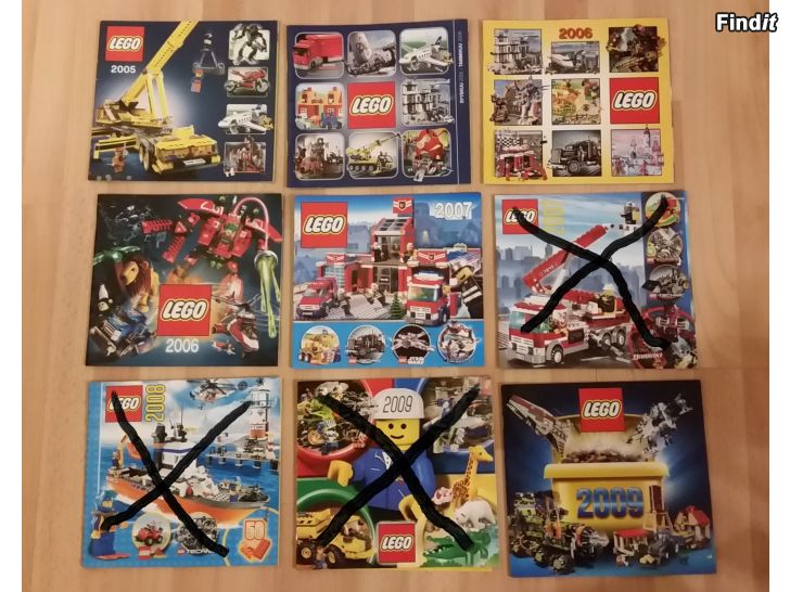 Myydään LEGO LEHDET 2005-2022