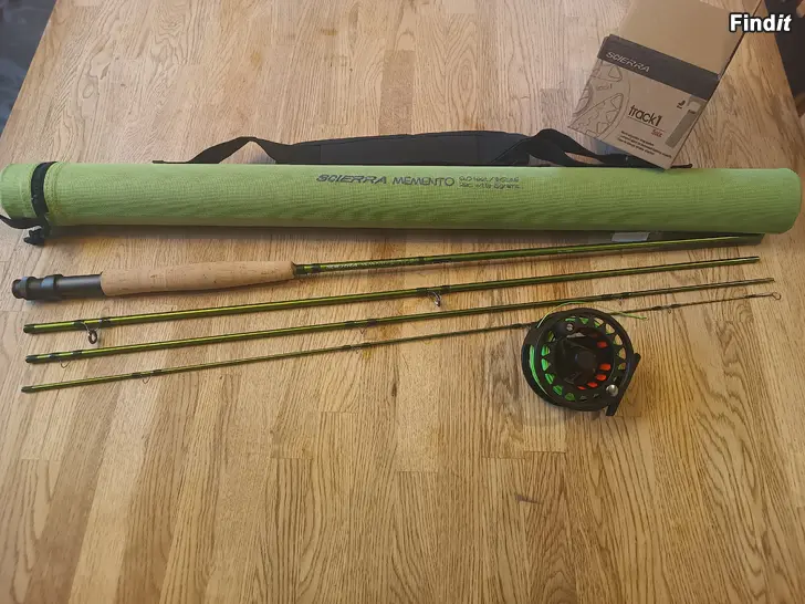 Myydään Flugfiske set