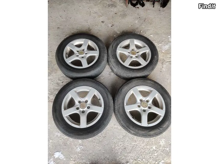 Myydään Sommardäck 15 5x112